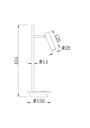 Настольный светильник Estudo 3000К 9Вт (Черный) - фото 10