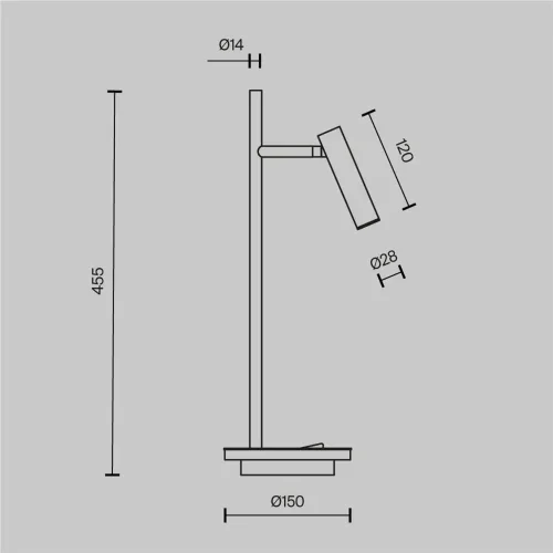 Настольный светильник Estudo 3000К 9Вт (Черный) - фото 11