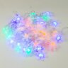 ULD-S0700-050-DTA MULTI IP20 SNOWFLAKES-3 Гирлянда светодиодная с контроллером Снежинки-3, 50 светодиодов, 7 м, разноцветная, IP20.провод прозрачный - фото 2