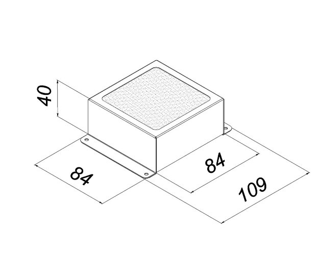 Универсальный офисный светодиодный светильник Грильято 8 Вт IP20 100x100x40 мм 6000K Опал - фото 2