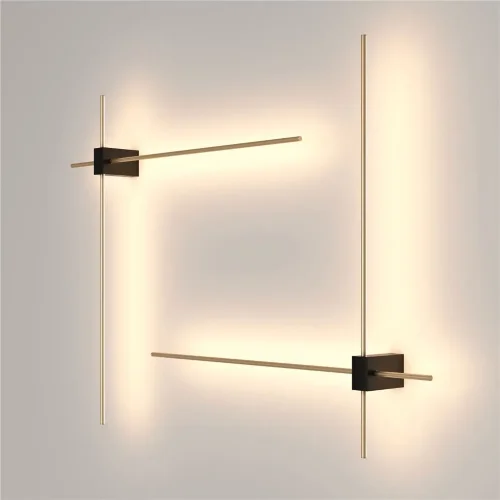 Настенный светильник (бра) Pars 3000К 12Вт IP 20 (Черный) - фото 8