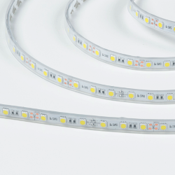 Светодиодная лента 5050, 60 LED/м, 14,4 Вт/м, 12В , IP66, Цвет: Холодный белый, SWG560-12-14.4-W-66-M 015652