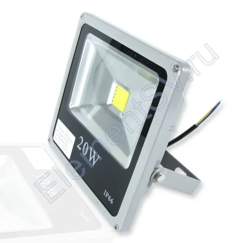 Светодиодный прожектор Slim (20W, 220V, White) - фото.