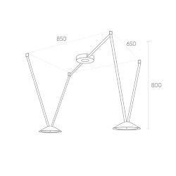 Комплект ременной трековой системы Belty, Denkirs DK55SET03-02-LG