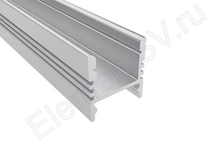 Профиль алюминиевый прямоугольный 4L-1617-S ANOD