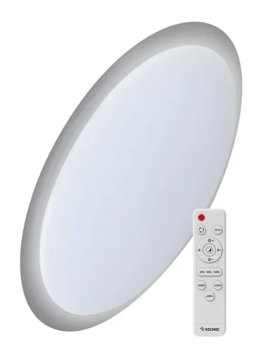 Светильник светодиодный PREMIUM GALAXY 75Вт 230В 3000-6500К 6000лм IP40 560х85мм настенно-потолочный управляемый с пультом ДУ КОСМОС KSGala75W - фото