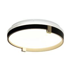 Настенно-потолочный светильник «Sonex» 7647/CL, серия: OLIDI BLACK (накладной) - заменяемый LED модуль