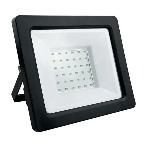 Прожектор светодиодный LL-905 50Вт зел. IP65 AC 230В/50Гц 2835SMD в компактном корпусе черн. FERON 32212 - фото