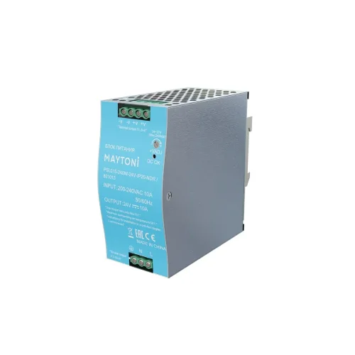 Источник напряжения PSL015 24В 240Вт IP 20 821013 (Серебро) 821013 - фото