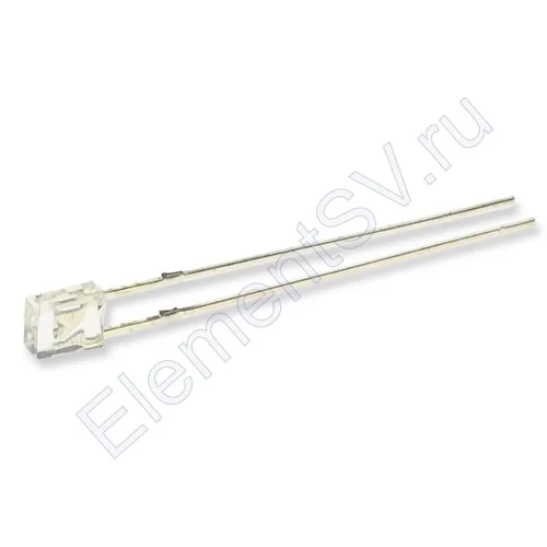 Светодиод ICL-2х3х4mm LE28 (green, 800-900mcd, clear) - фото.