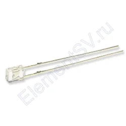 Светодиод ICL-2х3х4mm LE28 (green, 800-900mcd, clear)