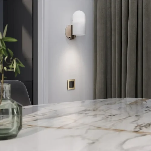 Выключатель двухклавишный (черный акрил) W1120048 - фото 4