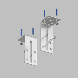 Уголок регулируемый для закладных профилей ( комплект 2 шт), Denkirs TR3045-AL