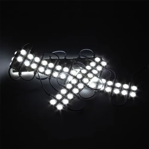 Светодиодный модуль 4led 2835 MOD58 (1.44W, 24VDC, cool white, 152°, led SAMSUNG) - фото I