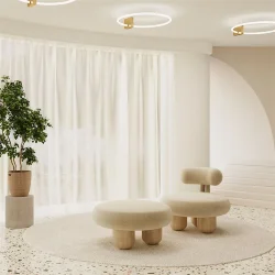 Потолочный светильник Anillo 3000К 25Вт (Золото)