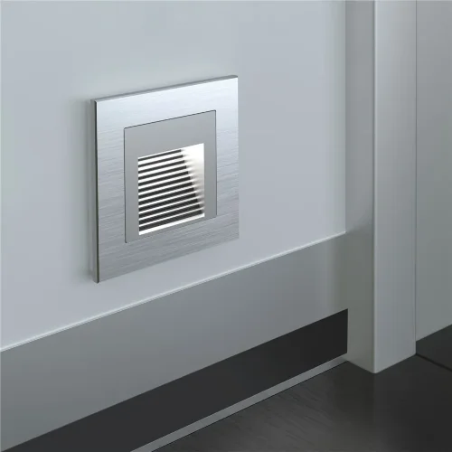 Рамка из металла на 1 пост Аluminium алюминий W0011706 - фото 3