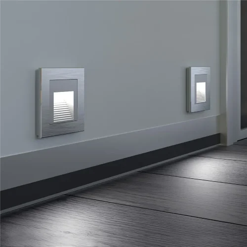 Рамка из металла на 1 пост Аluminium алюминий W0011706 - фото 4