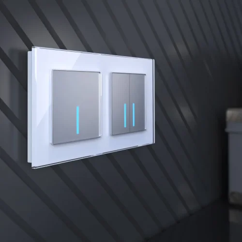 Умный сенсорный выключатель двухклавишный W4520606 - фото 7