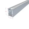 Алюминиевый профиль миниатюрный 315 (2000х10х13,5мм с рассеивателем) - фото II