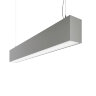 ULO-K10D 60W-5000K-L120-H IP40 SILVER Светильник линейный светодиодный подвесной, Белый свет 5000K, 5600Лм, Алюминий, Цвет серебро, TM Uniel - фото 1