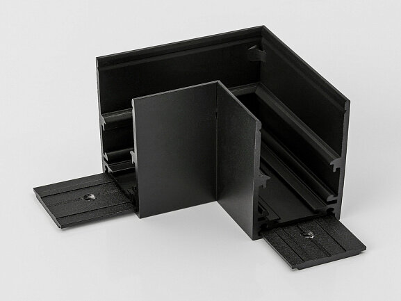 'Коннектор угловой для накладного глубокого шинопровода SY-LINK, SY-LINK-CNLV-S1-BL - фото