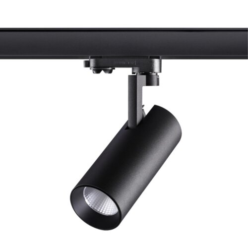 Трёхфазный трековый светодиодный светильник «Novotech» 358256, серия: HELIX. Фото 1.