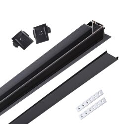 Низковольтный шинопровод для встраиваемого монтажа в ГКЛ, длина 2м (в коплекте заглушки-2шт- соедини «Novotech» 135199, серия: SMAL