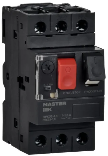 Пускатель ПРК32-1.6 In1.6А Ir1.0-1.6А Ue 660В KARAT IEK DMS11-D16 - фото