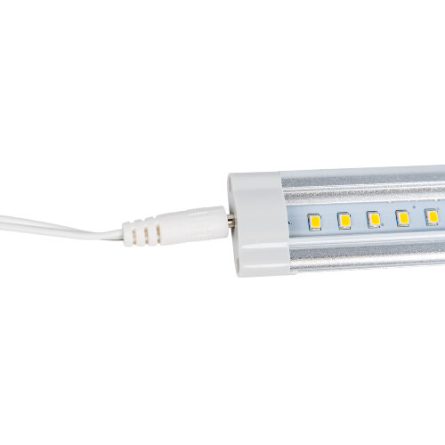 ULM-F45-2x6W-4500K IP20 SILVER Светильники светодиодные для мебели, набор из 2-х шт, Механический выключатель, 600x25x8мм, 2x500Lm - фото 4