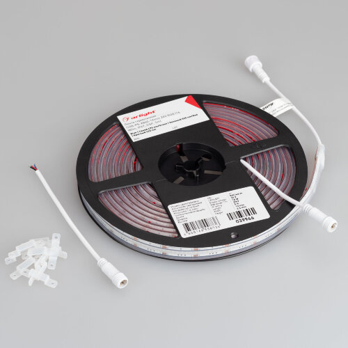 Светодиодная лента герметичная COB-PS-X840-12mm 24V RGB (16 W/m, IP67, CSP, 5m) (Arlight) - фото 3