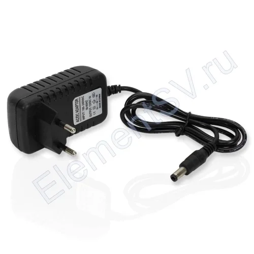 Сетевой адаптер 12V 1A 12W, Z14, штекер 5.5x2.1 - фото.
