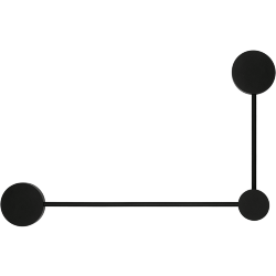 Светильник WOLTA WSL-GX53/13-R под лампу GX53 Черный MOLECULE