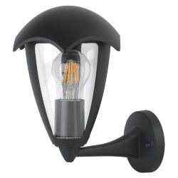 UUL-S80A 60W-E27 IP54 BLACK Светильник уличный, под лампу Е27, Архитектурный накладной, Корпус черный, TM Uniel