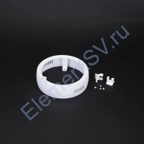 Корпус-адаптер круглый для накладного варианта DL-SR-6W MB36 - фото.