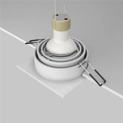 Встраиваемый светильник Atom GU10 10Вт (Белый) - фото 8