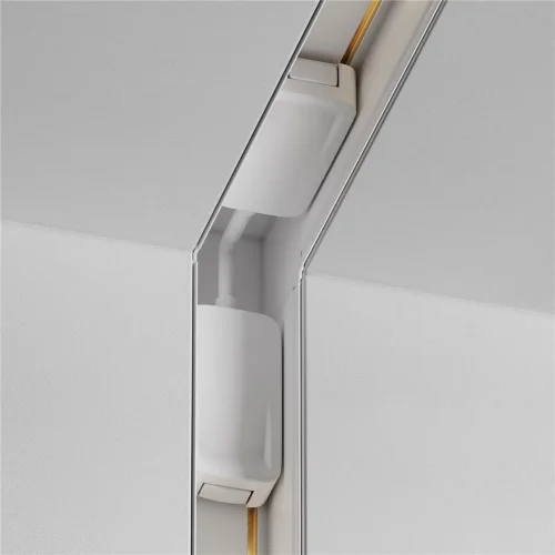 Коннектор угловой внутренний Radity встраиваемый белый (Белый) - фото 3