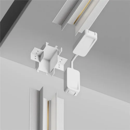 Коннектор угловой внутренний Radity встраиваемый белый (Белый) TRA084CT-12W - фото 4
