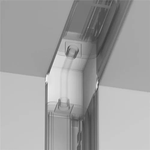 Коннектор угловой внутренний Radity встраиваемый белый (Белый) TRA084CT-12W - фото 5