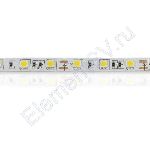 Светодиодная лента Standart class, 5050, 60led/m, Warm White, 12V, IP20 - фото 2.