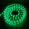 ULD-D50 15M-С08 IP44 GREEN Гирлянда светодиодная Дюралайт, 15м, Коннектор в-к, Зеленый свет, Провод черный - фото 1