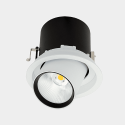 'Светильник светодиодный потолочный встраиваемый поворотно-выдвижной, серия SPL, Ч/Б, 25Вт, IP20, Теплый белый (3000К), SPL-R1-25-WW 003436