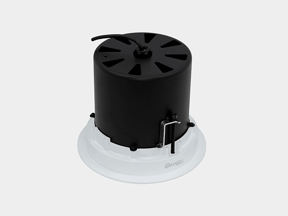 'Светильник светодиодный потолочный встраиваемый поворотно-выдвижной, серия SPL, Ч/Б, 25Вт, IP20, Теплый белый (3000К), SPL-R1-25-WW. Фото 3