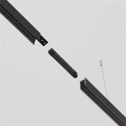 Коннектор питания прямой Exility черный TRA034PC-42B (Черный)