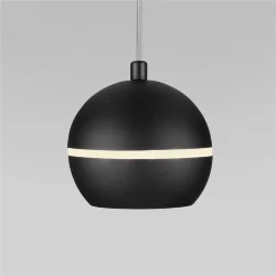 Подвесной светодиодный светильник DLS023 9W 4200K черный (047775)