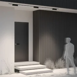 Уличный трековый светильник Points Elasity IP 3000К 20Вт 45° черный (Черный)