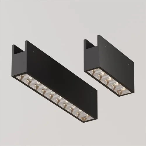 Уличный трековый светильник Points Elasity IP 3000К 20Вт 45° черный (Черный) - фото 6