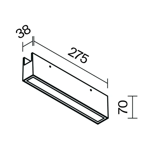 Уличный трековый светильник Точки / Points 3000К 20Вт IP 65 45° (Черный) O-TR01-3-S-20WB3K - фото 8