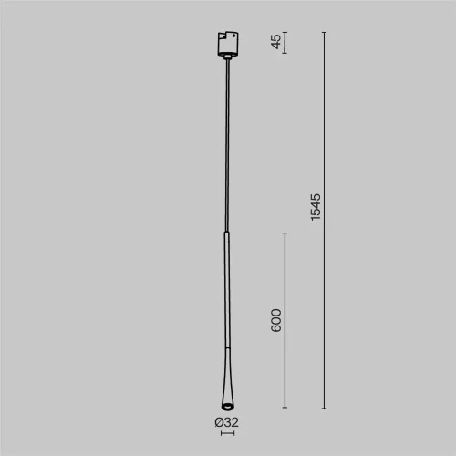Трековый светильник Стан / Waist Elasity 3000К 7Вт 38° (Черный) TR168-1-7W3K-M-B - фото 10