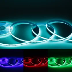 Светодиодная лента COB, 576 chip/m, RGB, 24V, IP20, A238