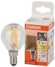 Лампа светодиодная филаментная 6W/2700K (=75W) E14 | Шарик | LED Star 5Y FILAMENT | - OSRAM. Фото 2